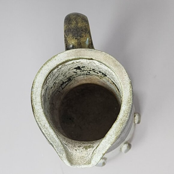 Vintage Stoneware Pitcher One Of a Kind Made and Signed By Linda Smith - Picture 5 of 12
